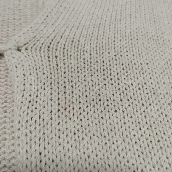 Unbranded Linen Blend 1/2 Sleeves Knit Cardigan  Tie  Side  Sz XL - Picture 8 of 9